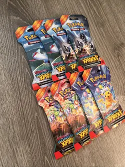 Pokemon: Scarlet & Violet Surging Sparks Sleeved Booster Pack (8 Packs)- Art Set - Image 2