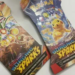 Pokemon TCG Scarlet & Violet Surging Sparks Sleeved Booster Pack x2 - Image 4