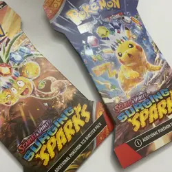 Pokemon TCG Scarlet & Violet Surging Sparks Sleeved Booster Pack x2 - Image 5