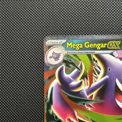 Mega Gengar ex MEP 073 Mega Evolution Black Star Promo - Near Mint - Image 2