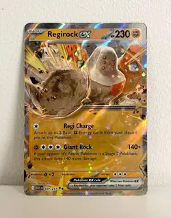 Pokemon TCG Regirock EX 107/217 Ascended Heroes Card Near Mint - Image 1