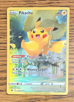 Pikachu GG30/GG70 - SWSH: Crown Zenith: Galarian Gallery Pokemon Card -Holo- NM - Image 1