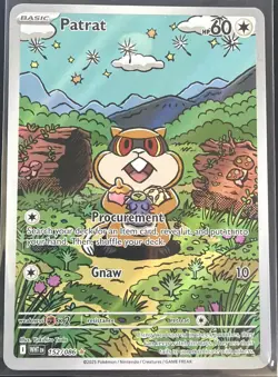 Patrat 152/086 Sv: White Flare Holo Pokemon TCG Card - Image 1