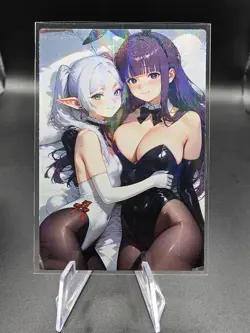 Frieren And Fern Holographic Anime Collectible Trading Card - Image 1