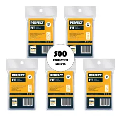 500 Perfect Fit Trading Card Sleeves for Pokemon, MTG, One Piece TCG Exact Fit - Image 1