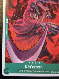 Kin'emon OP12-025 Common Legacy Of The Master One Piece Card Game - Image 4