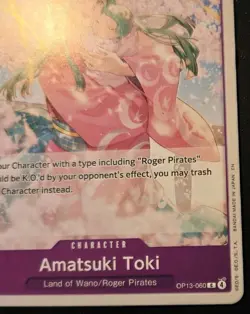 Amatsuki Toki OP13-060 Common Carrying On His Will One Piece Card Game - Image 5