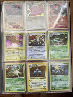 Vintage Pokemon Card Lot 36 Cards with Binder [Damaged] - Image 3