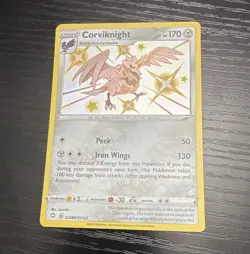 Corviknight SV089/SV122 Shining Fates Shiny Vault Holo ENG 2021 Pokemon Card - Image 1