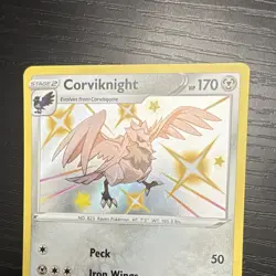 Corviknight SV089/SV122 Shining Fates Shiny Vault Holo ENG 2021 Pokemon Card - Image 2