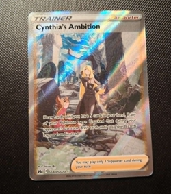 Pokemon Cynthia's Ambition GG60/GG70 Crown Zenith Card. NM Condition - Image 1