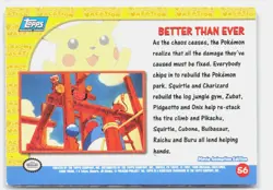 Better Than Ever #56 Topps The First Movie Trading Cards Pokemon Near Mint - Image 2