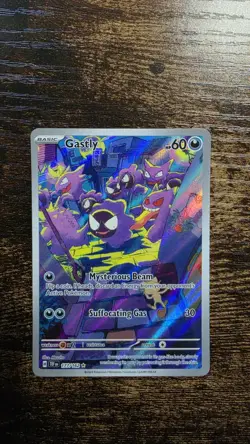 Gastly Illustration Rare Temporal Forces 177/162 Pokemon TCG Holo Card - Image 1