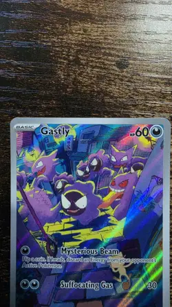 Gastly Illustration Rare Temporal Forces 177/162 Pokemon TCG Holo Card - Image 2