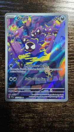 Gastly Illustration Rare Temporal Forces 177/162 Pokemon TCG Holo Card - Image 3