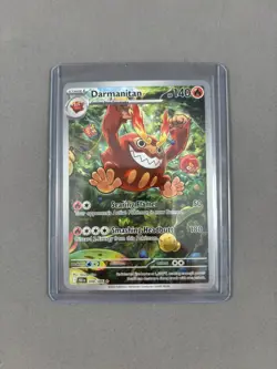 Darmanitan 098/086 S&V Black Bolt Illustration Rare IR Pokemon Card NM - Image 1