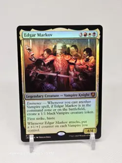 MTG Magic the Gathering Edgar Markov Retro Frame, Foil, Innistrad Remastered - Image 1