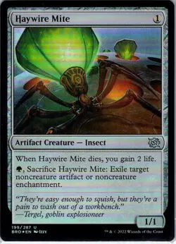 MTG - Haywire Mite - The Brothers’ War - Foil NM - Image 1