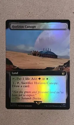 Horizon Canopy (Extended Art) #503, MTG: Universes Beyond: Doctor Who, Foil NM - Image 1