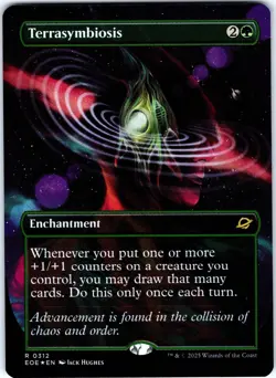 MTG TERRASYMBIOSIS (BORDERLESS) EDGE OF ETERNITIES 312 FOIL NM - Image 1