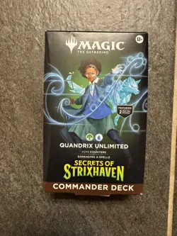 Magic: The Gathering Quandrix Unlimited Commander Deck Secrets of Strixhaven - Image 1