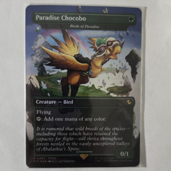 Wizards of the Coast MTG Paradise Chocobo 0483 Rare Foil Borderless EN - Image 1