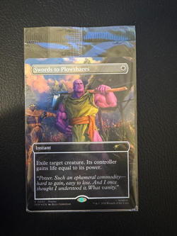 Thanos Magic the Gathering 2026 PSA Magazine Promo Swords to Plowshares SEALED - Image 1