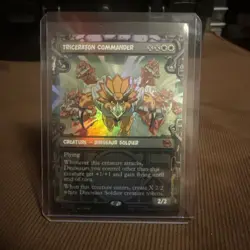 MTG Triceraton Commander (Showcase) Teenage Mutant Ninja Turtles Foil M226 - Image 1