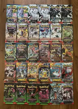 Pokemon TCG Sealed Booster Pack Lot Of 52! SV & SWSH! 13 Full Art Sets!! - Image 1