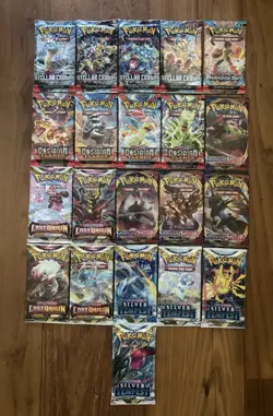 Pokemon TCG Sealed Booster Pack Lot Of 52! SV & SWSH! 13 Full Art Sets!! - Image 2