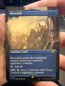 Rivendell (Borderless) Lord of the Rings 344 Non-Foil NM - Image 1