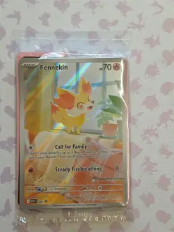 Pokemon TCG - Fennekin 080 Pokemon Center Stamped Promo Chaos Rising SEALED - Image 1