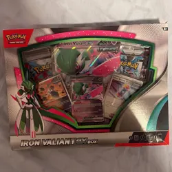 Pokemon TCG Iron Valiant ex Box 1 Box English Booster Promo Oversized 2024 - Image 1