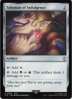 Talisman of Indulgence U Commander: FINAL FANTASY 366 NM - Image 1