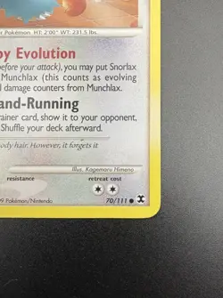 Pokemon Munchlax 70/111 Rising Rivals 2009 Regular MP - Image 5