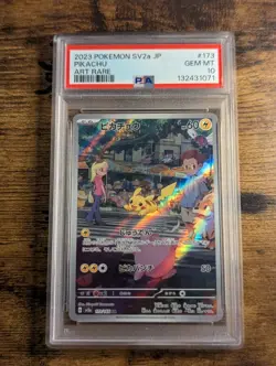 Pokemon🚦⚡ 151 JPN Pikachu 173/165 Illustration Rare Holo 🛑 🚏PSA 10 Gem Mint ✨ - Image 2