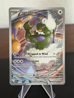 Pokemon TCG Tornadus Pokemon Center Stamp Promo SVP210 Near Mint - Image 1
