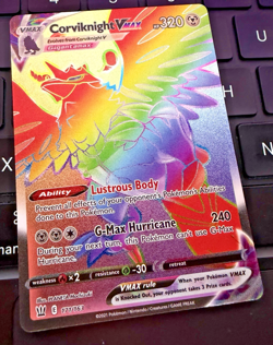Pokemon TCG Corviknight VMAX Holo Secret Rare SWSH05: Battle Styles 171/163 NM - Image 2