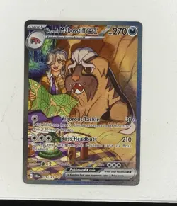 The Pokemon Company Arven's Mabosstiff ex SIR Full Art Holo SV10 235/182 EN - Image 1