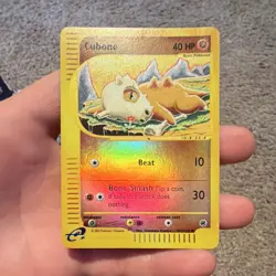 Cubone 103/165 Expedition Base Set Reverse Holo English 2002 40 HP Komiya - Image 1