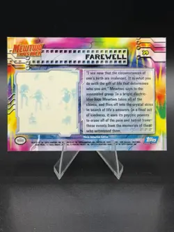 Farewell Pokemon #39 *Holo* Topps Mewtwo Strikes Back - Image 2