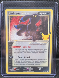 Pokemon TCG Umbreon Star 17/17 Celebrations Classic Collection Holo ENG - Image 1