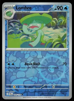 Lombre 036/159 Common Journey Together Pokemon Reverse Holo Near Mint - Image 1