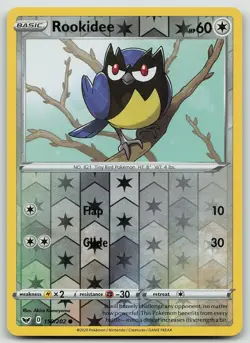 Pokemon Rookidee 150/202 Sword & Shield Common Reverse Holo NM - Image 1