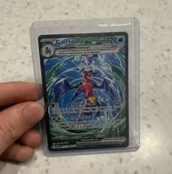 Pokemon TCG Garchomp ex 245/182 SV04 Paradox Rift Full Art Holo EN - Image 1