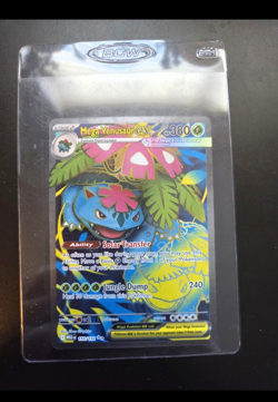 Pokemon Mega Venusaur EX Mega Evolution Secret Rare Holo Full Art 155/132 - Image 1