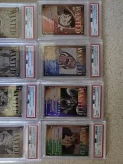 Bandai One Piece Card Game PSA 10 all Wanted posters - Image 5