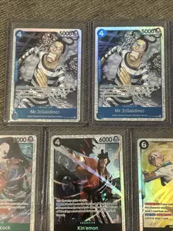 One Piece CCG Card Lot (9) SR Only EN NM Newly Pulled Never Played - Image 4
