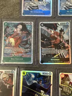 One Piece CCG Card Lot (9) SR Only EN NM Newly Pulled Never Played - Image 5