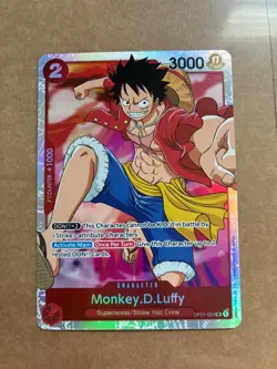 Monkey.D.Luffy OP01-024 Romance Dawn SR Foil EN Bandai One Piece CCG 6 - Image 1